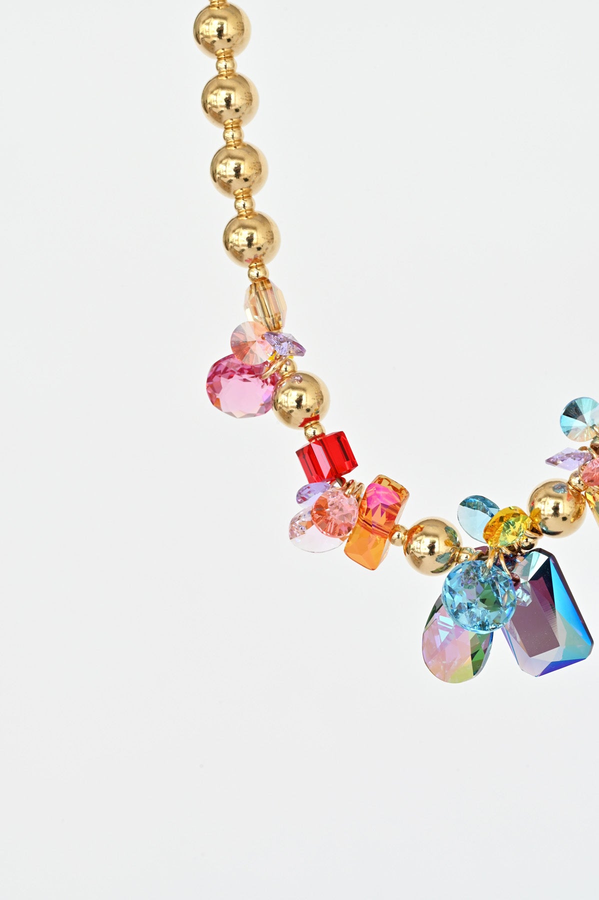 Moon Flower Necklace No.11 detail Garden Collection at Abacus Row Handmade Jewelry