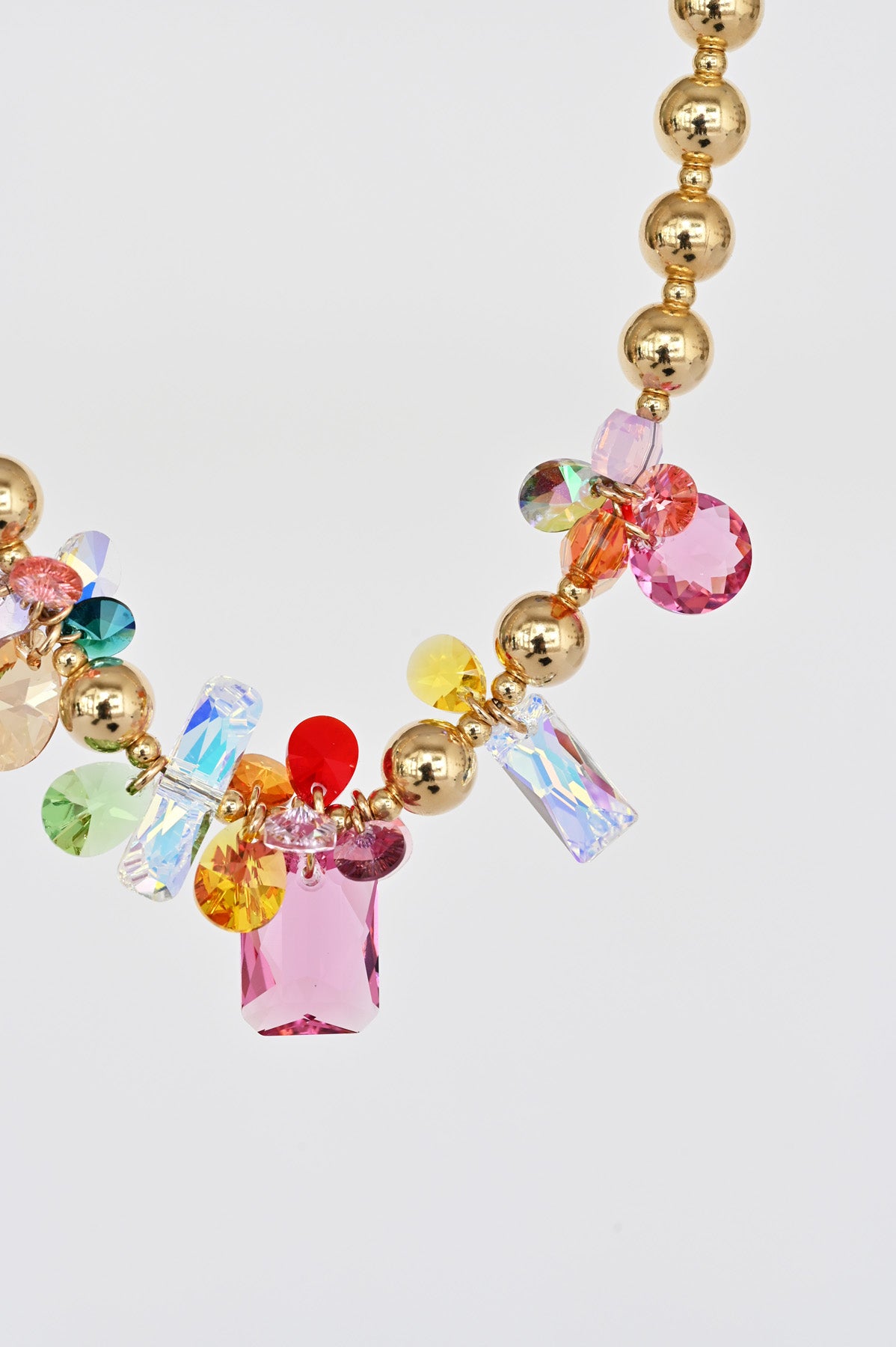 Moon Flower Necklace No.6 detail Garden Collection at Abacus Row Handmade Jewelry