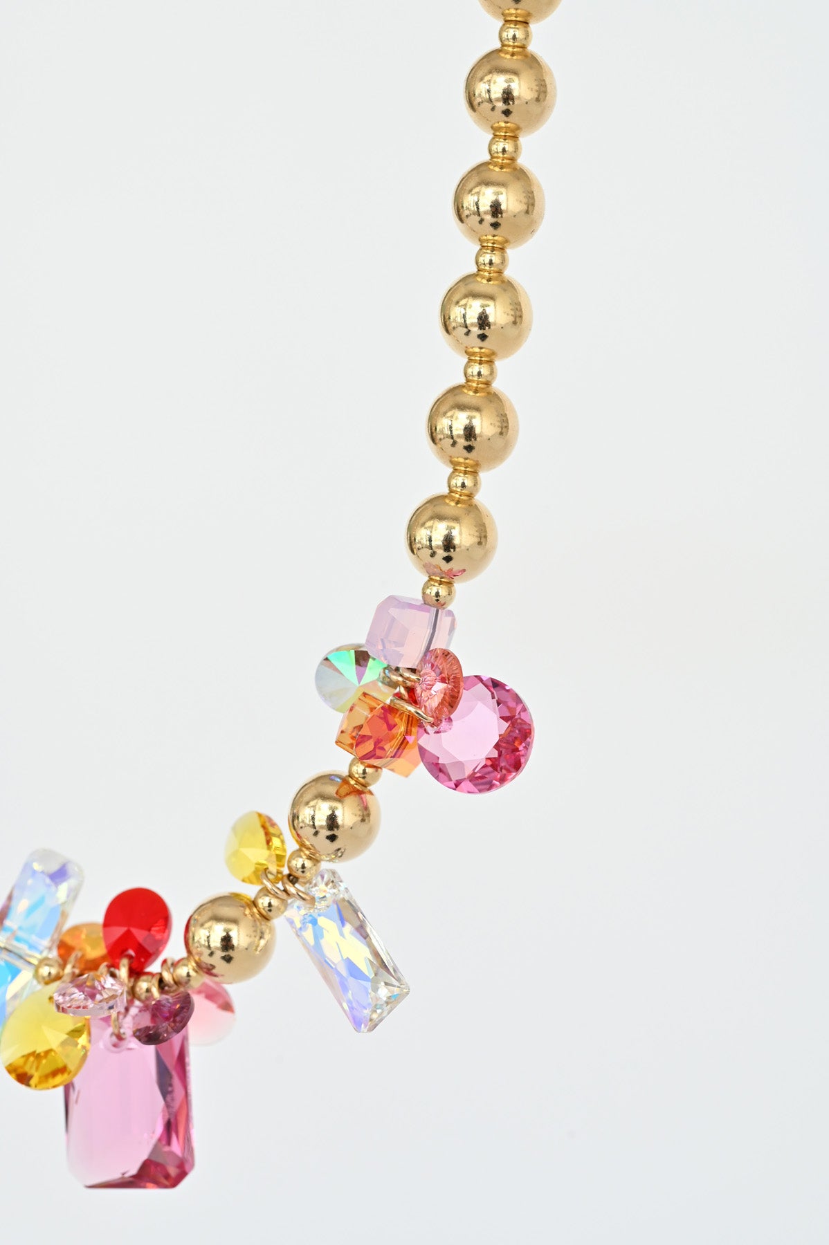 Moon Flower Necklace No.6 detail Garden Collection at Abacus Row Handmade Jewelry