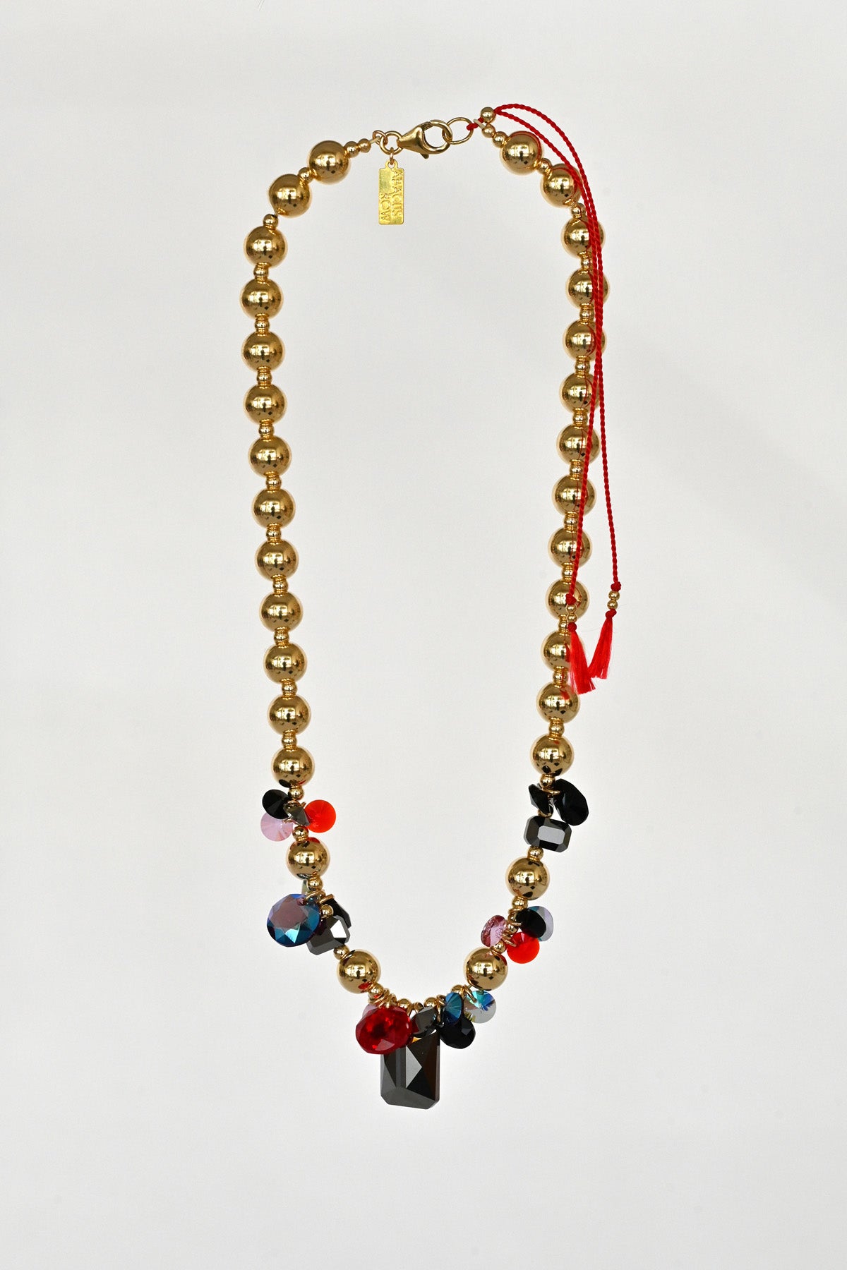 Year of the Snake Moon Flower Necklace at Abacus Row Handmade Jewelry