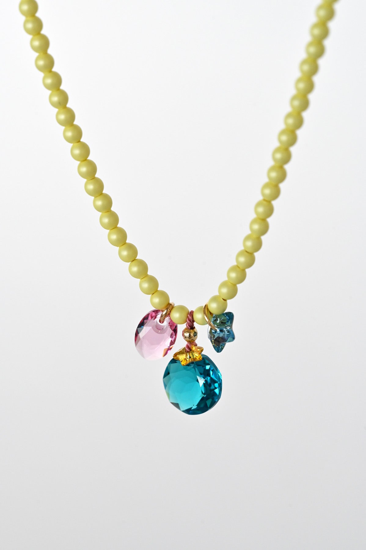Moon Drops No2 Necklace by Abacus Row Handmade Jewelry