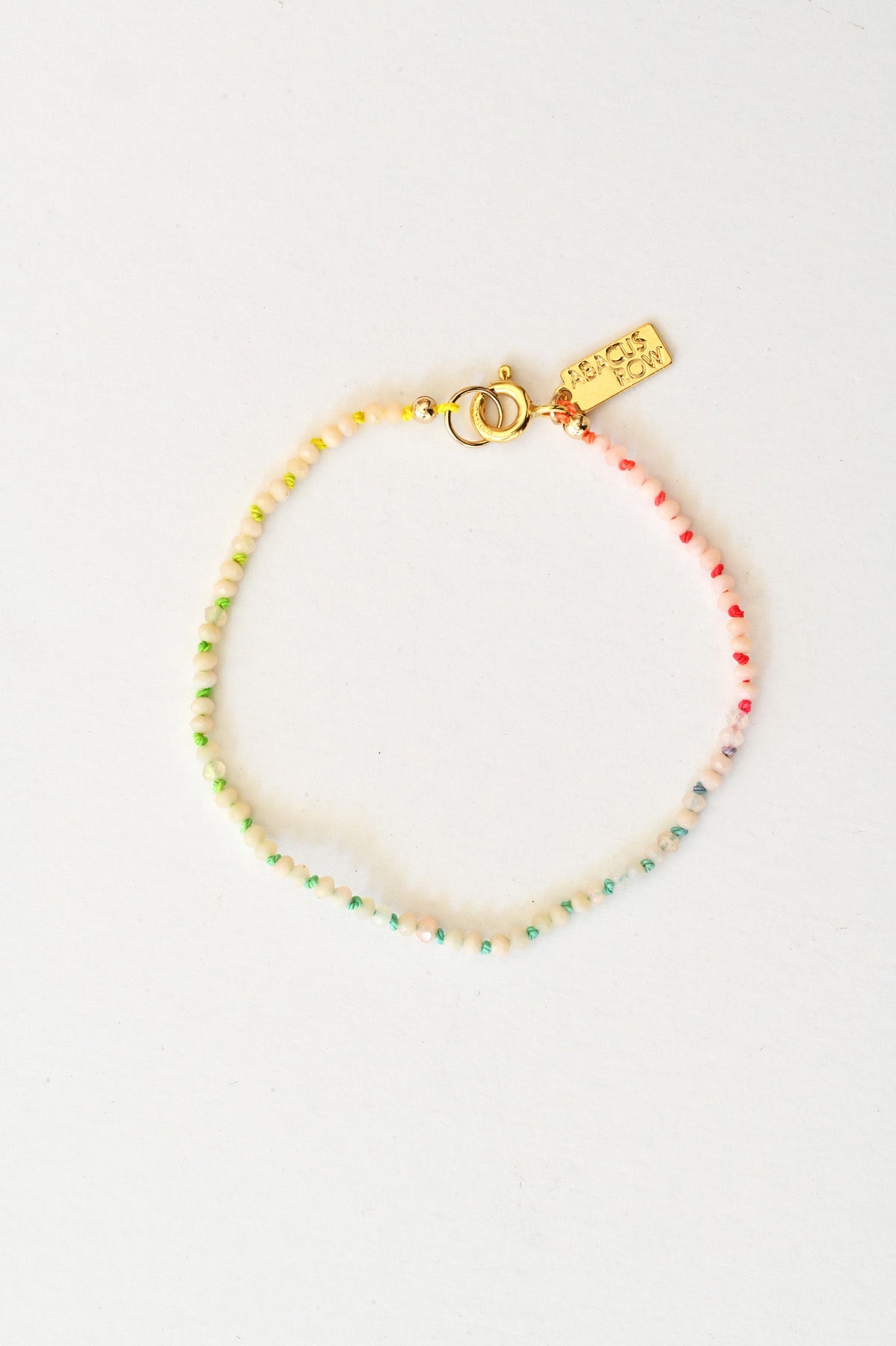 Pink Opal Rainbow Bracelet No.2 at Abacus Row Handmade Jewelry