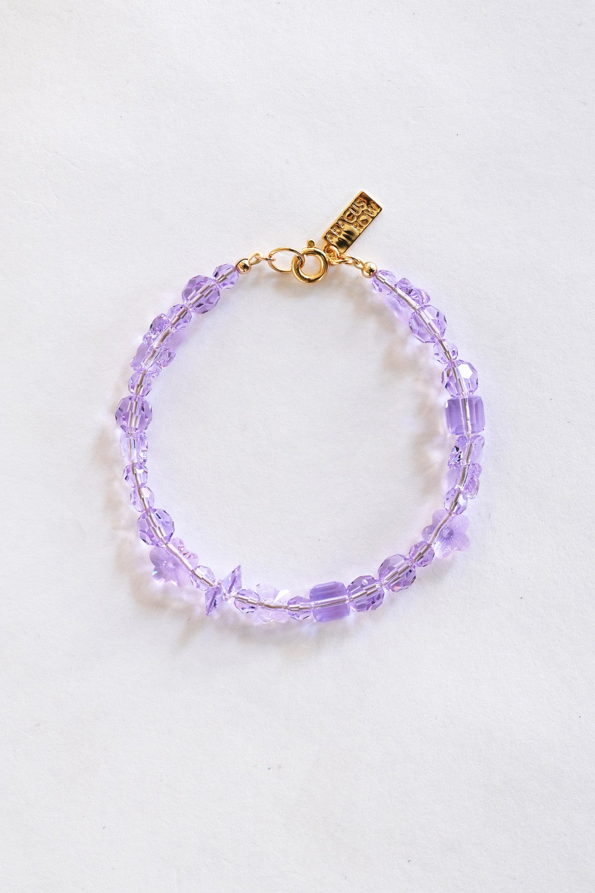 Limited Edition Orchid Bracelet at Abacus Row Handmade Jewelry