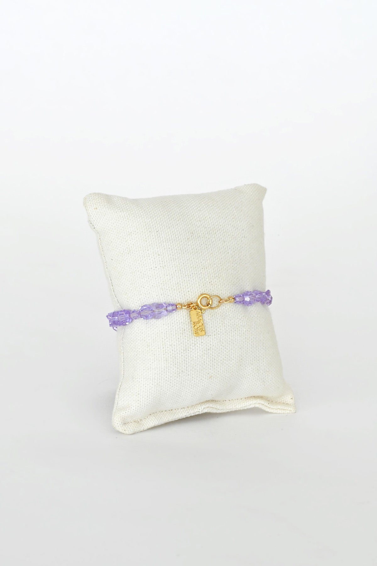 Back of the Limited Edition Orchid Bracelet at Abacus Row Handmade Jewelry