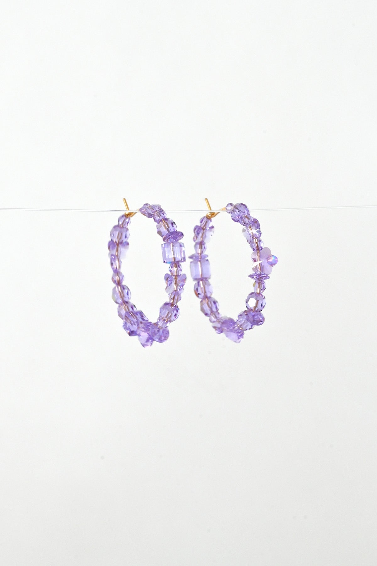 Limited Edition Orchid Collection Earrings at Abacus Row Handmade Jewelry