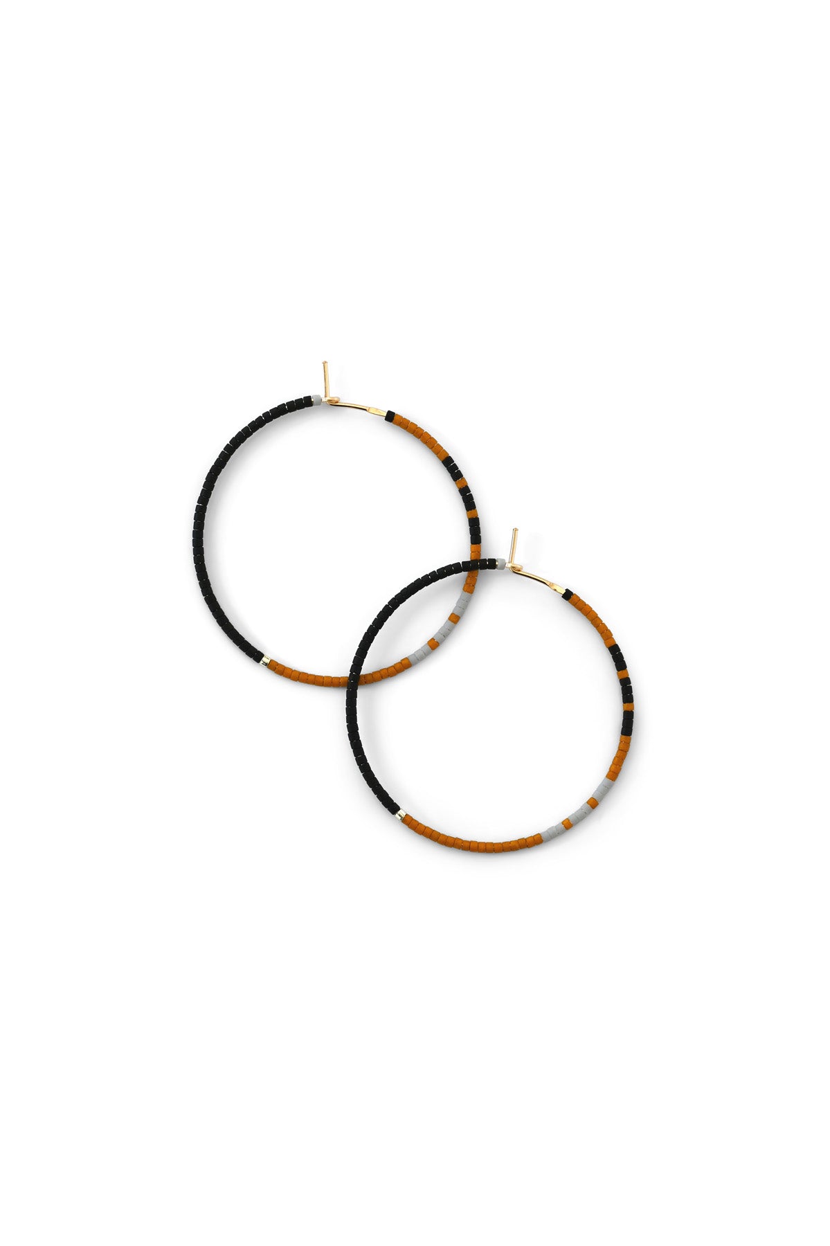 Palu Hoop Earrings in Coast by Abacus Row Handmade Jewelry