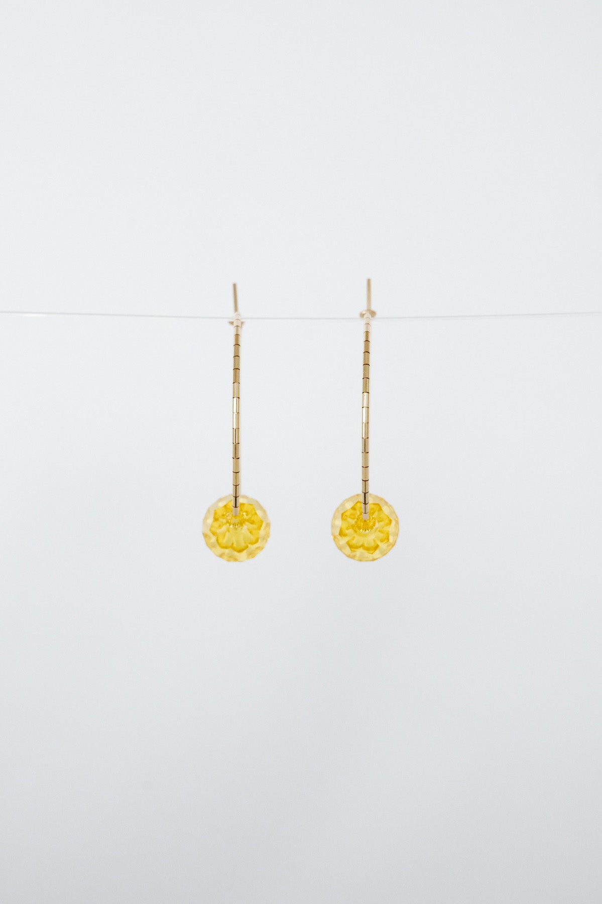 Honey Pomelo Earrings at Abacus Row Handmade Jewelry