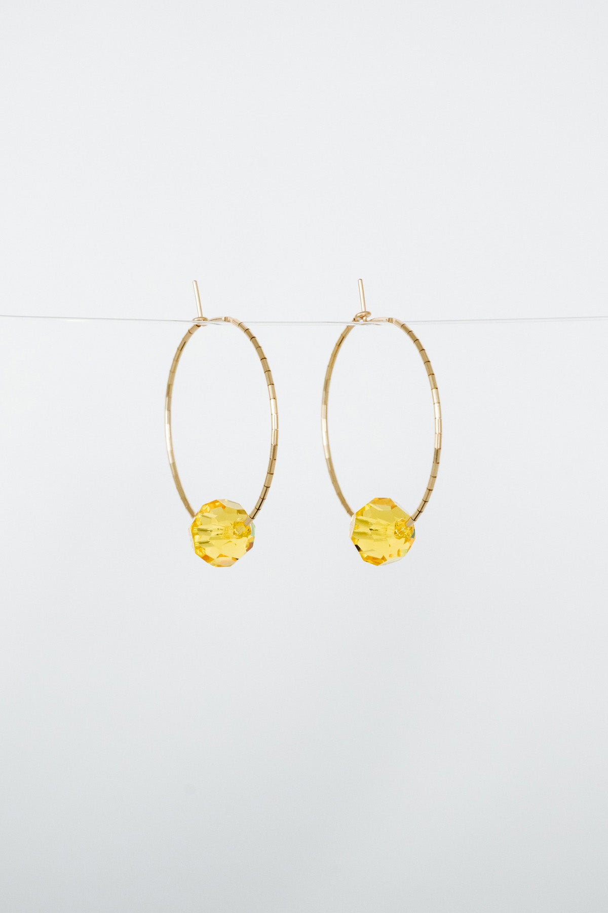 Honey Pomelo Earrings at Abacus Row Handmade Jewelry