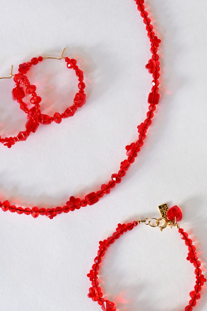 Limited Edition Ruby Crush Collection at Abacus Row Handmade Jewelry for Lunar New Year