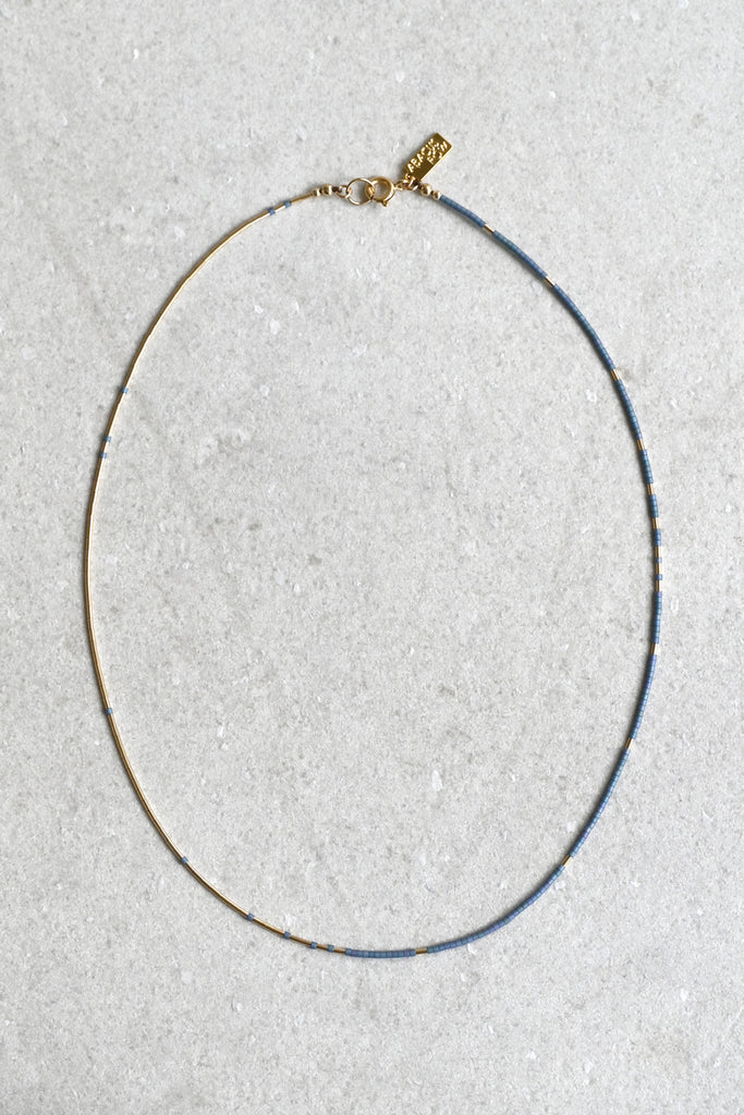 Arche Necklace, Indigo