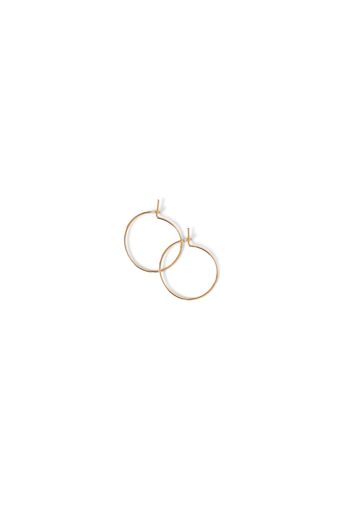 Tiny Simple Hoop Earrings at Abacus Row Handmade Jewelry