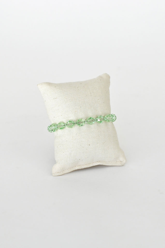 Limited Edition Snow-in-Summer Bracelet at Abacus Row Handmade Jewelry