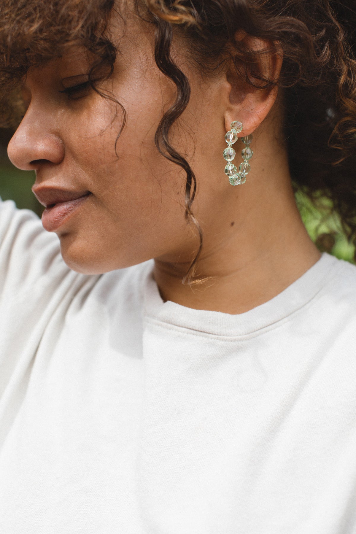 Limited Edition Snow-in-Summer Earrings at Abacus Row Handmade Jewelry