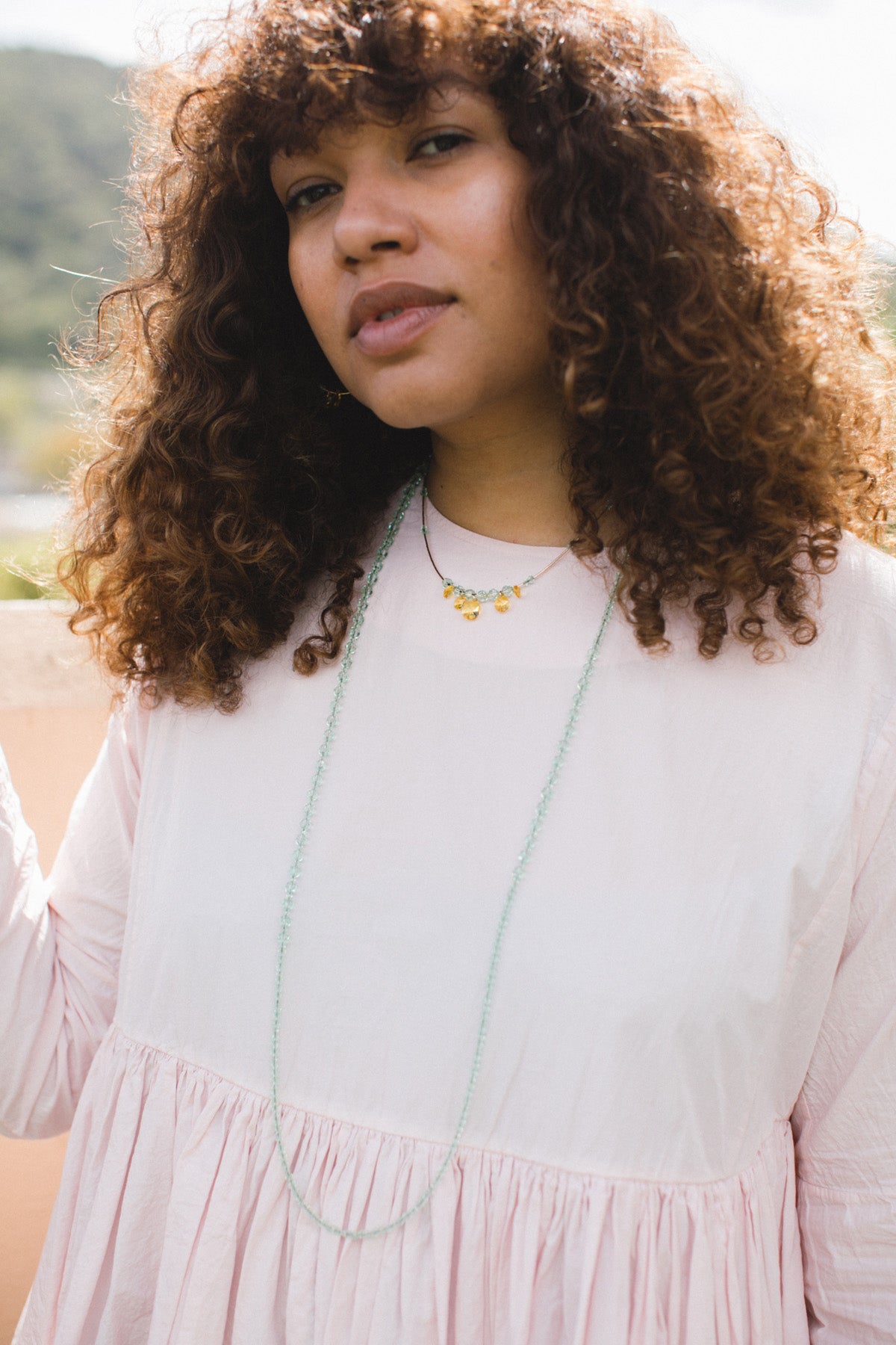Limited Edition Long Summer Necklace at Abacus Row Handmade Jewelry
