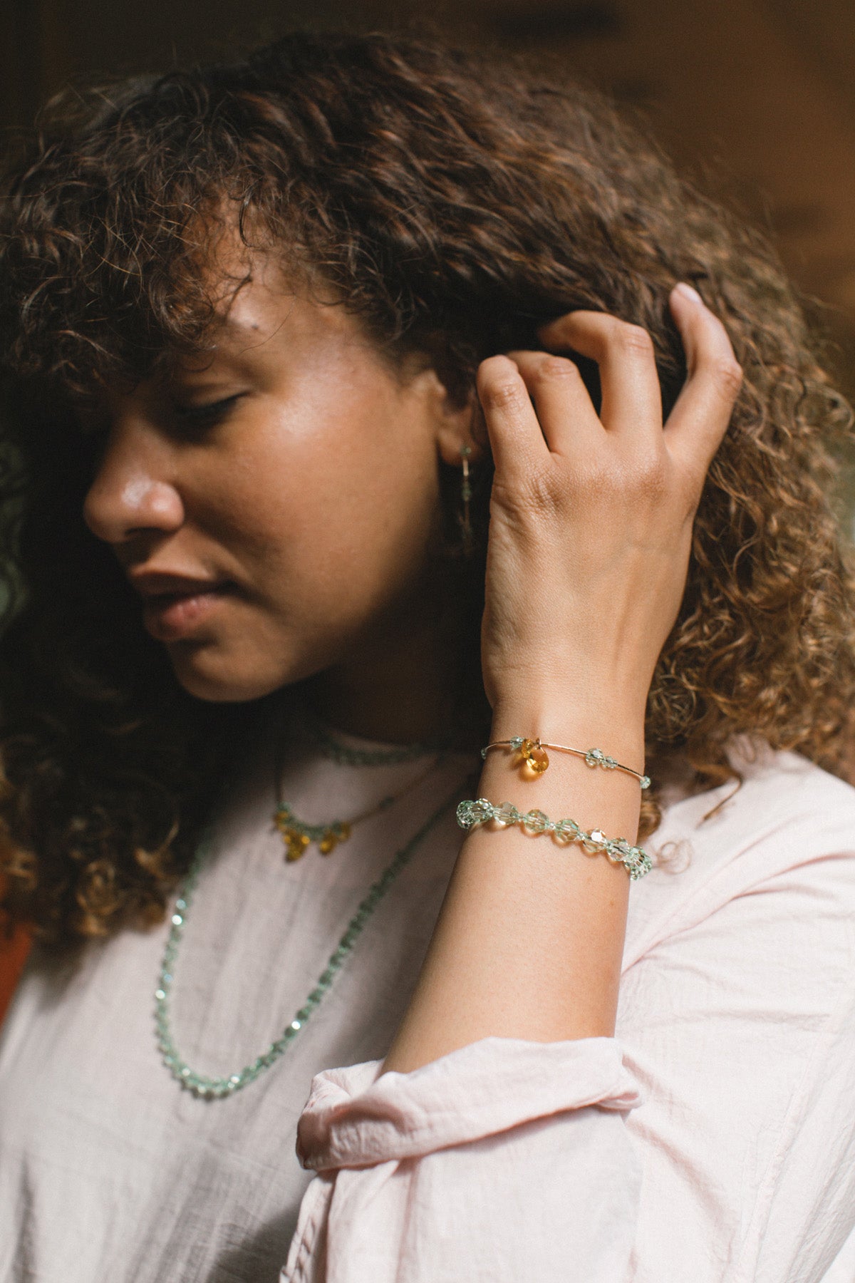 Limited Edition Sundrops Bracelet at Abacus Row Handmade Jewelry