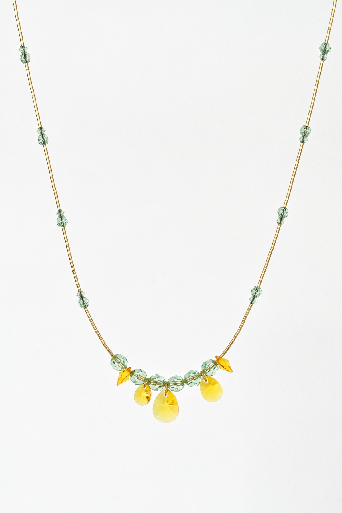 Limited Edition Sundrops Necklace at Abacus Row Handmade Jewelry