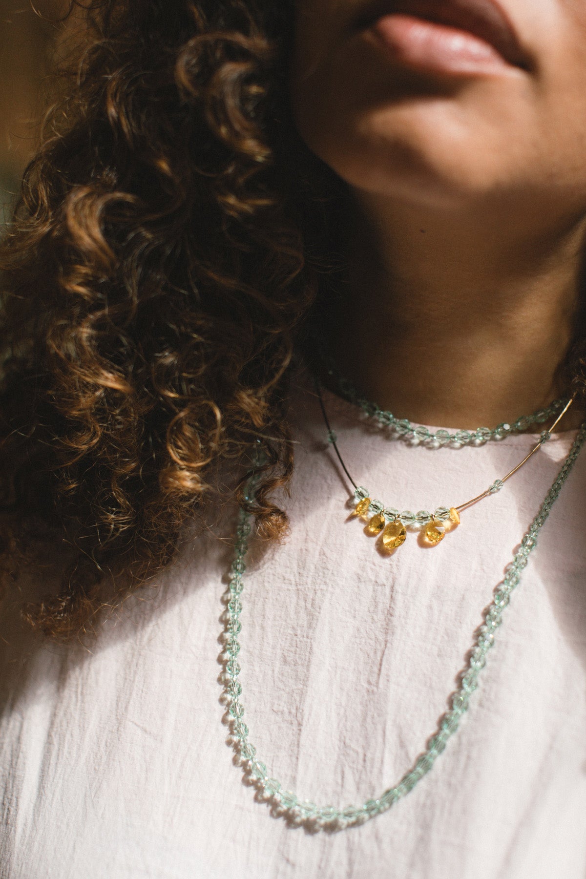 Limited Edition Sundrops Necklace at Abacus Row Handmade Jewelry