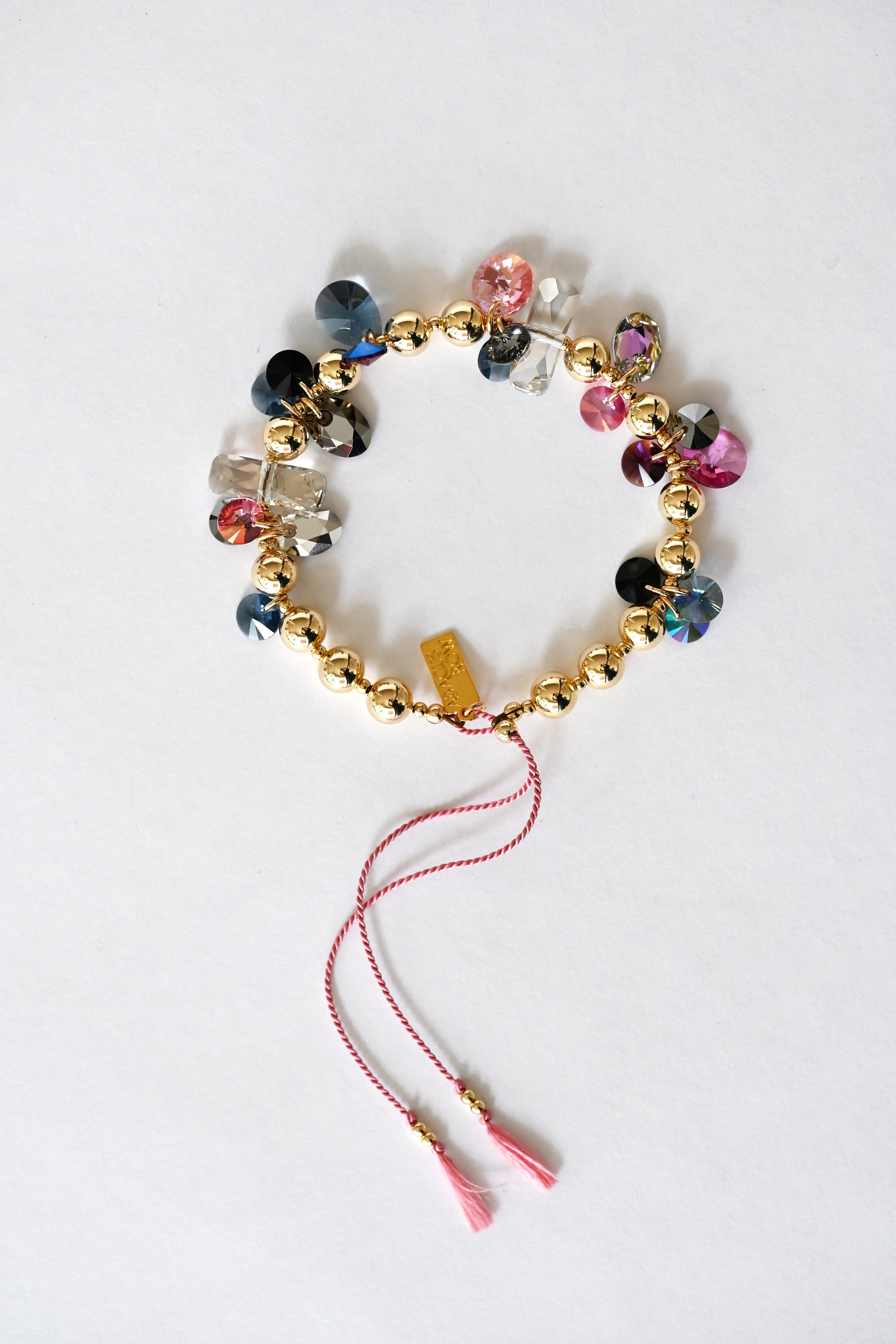 Superbloom Bracelet No.14 top view by Abacus Row Handmade Jewelry