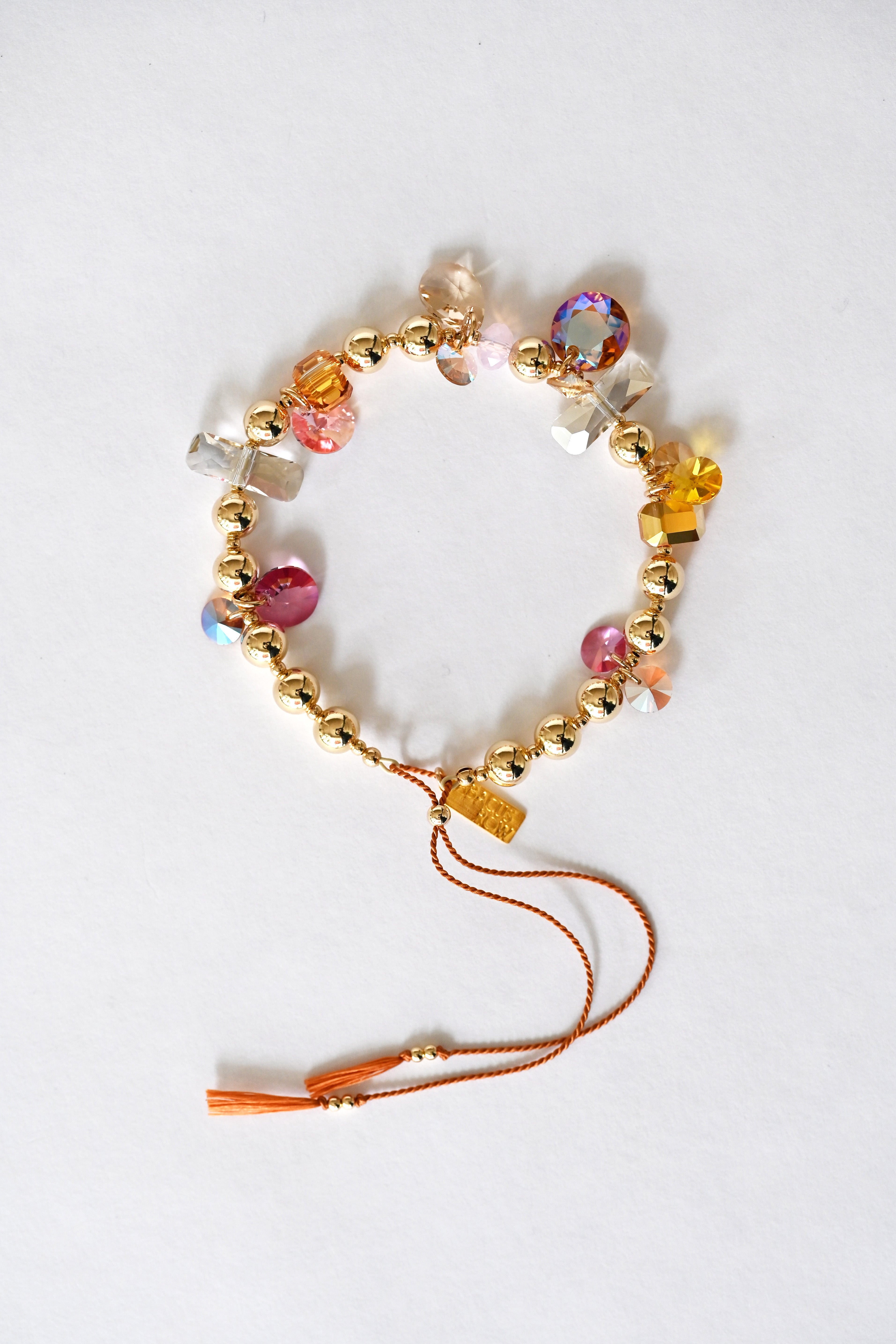 Superbloom Bracelet No.15 top view by Abacus Row Handmade Jewelry