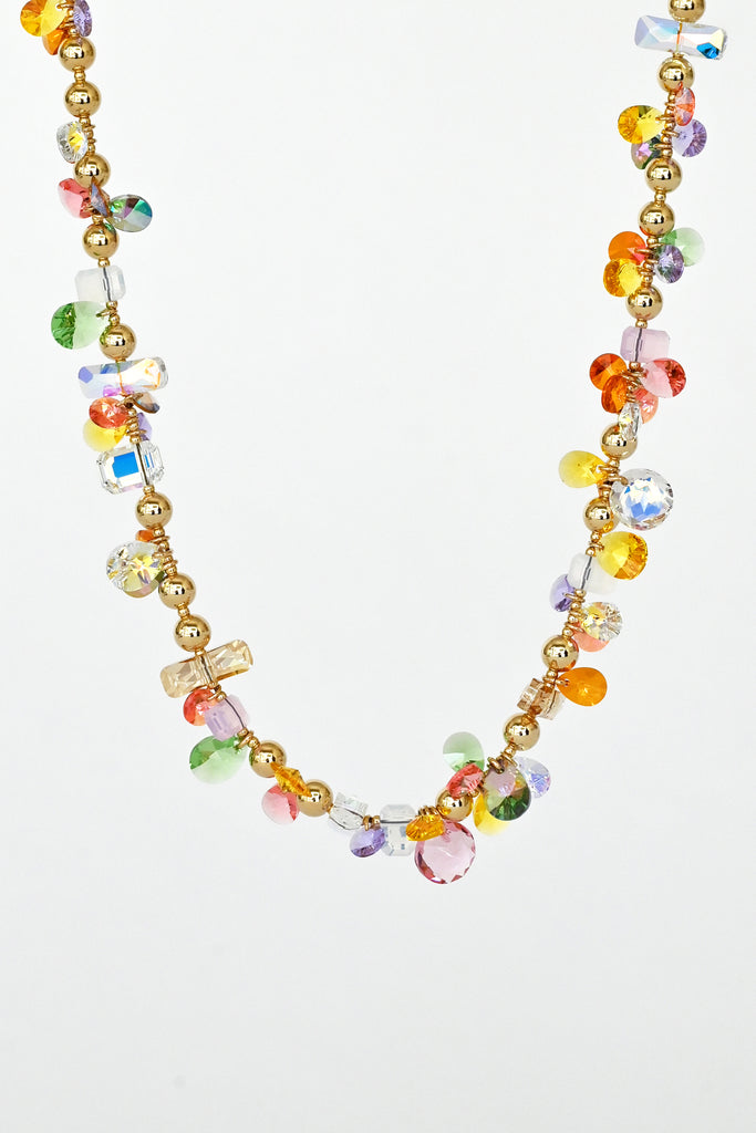 Superbloom Necklace No1 Detail in the Garden Collection at Abacus Row Jewelry