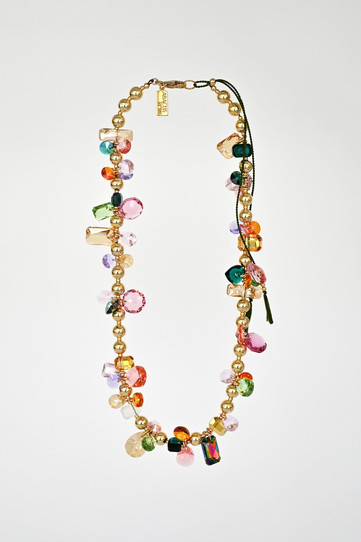 Superbloom Necklace No12 in the Garden Collection at Abacus Row Handmade Jewelry