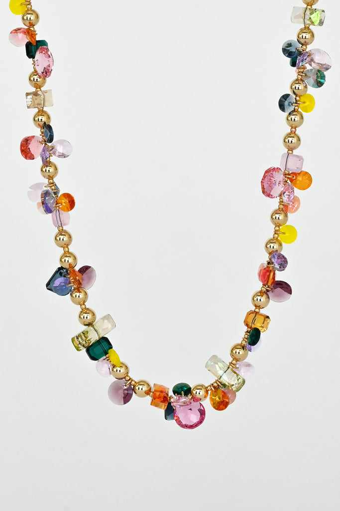 Superbloom Necklace No2 in the Garden Collection at Abacus Row Handmade Jewelry