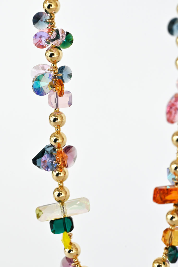 Detail of Superbloom Necklace No2 in the Garden Collection at Abacus Row Handmade Jewelry