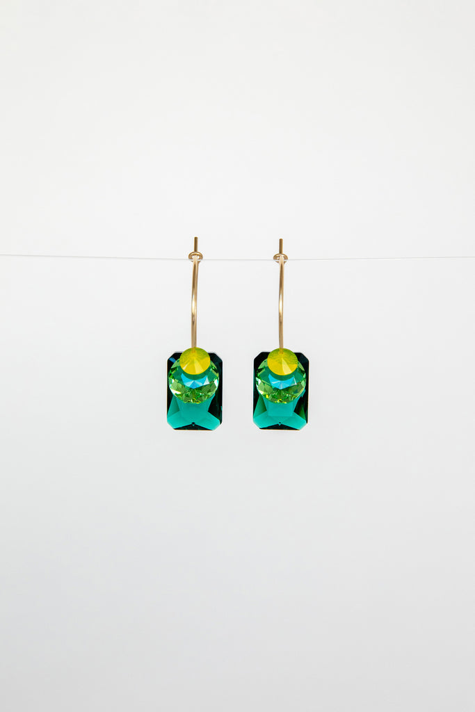 Sweet Pea Earrings No 10 in the Garden Collection at Abacus Row Handmade Jewelry