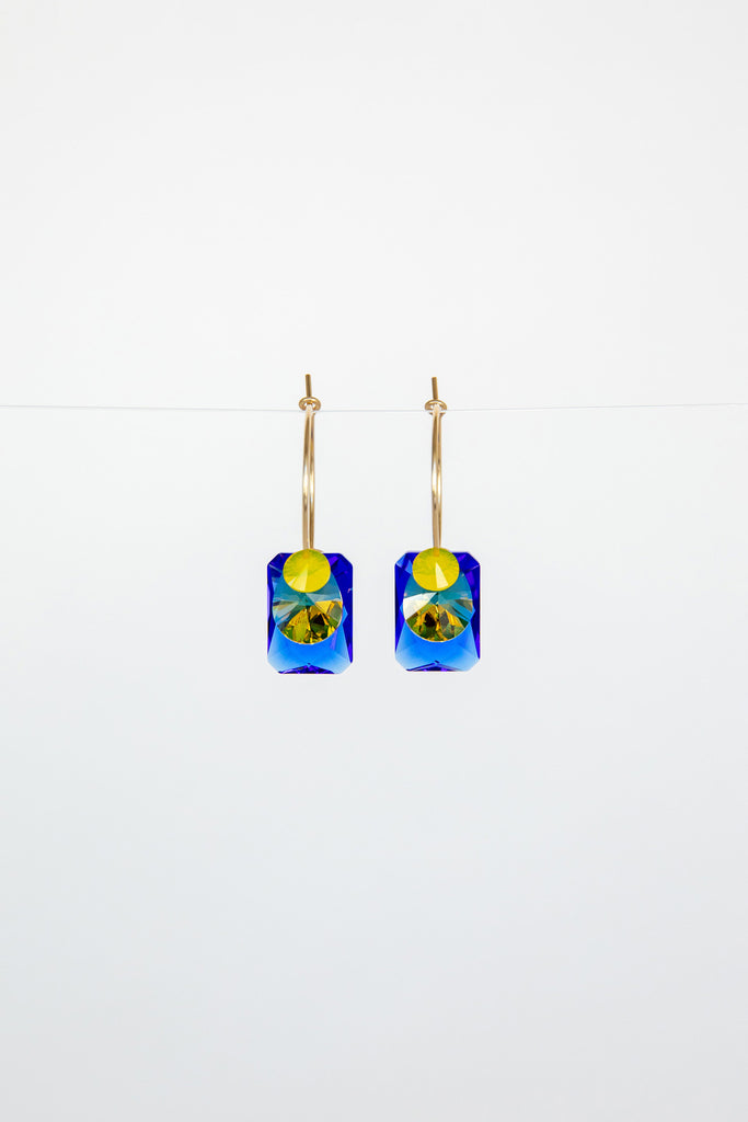 Sweet Pea Earrings No 11 in the Garden Collection at Abacus Row Handmade Jewelry