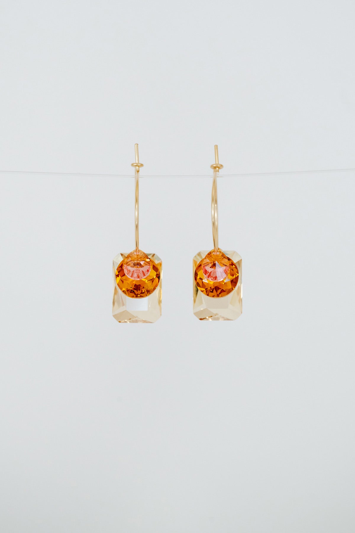 Garden Collection Sweet Pea Earrings No19 by Abacus Row Handmade Jewelry