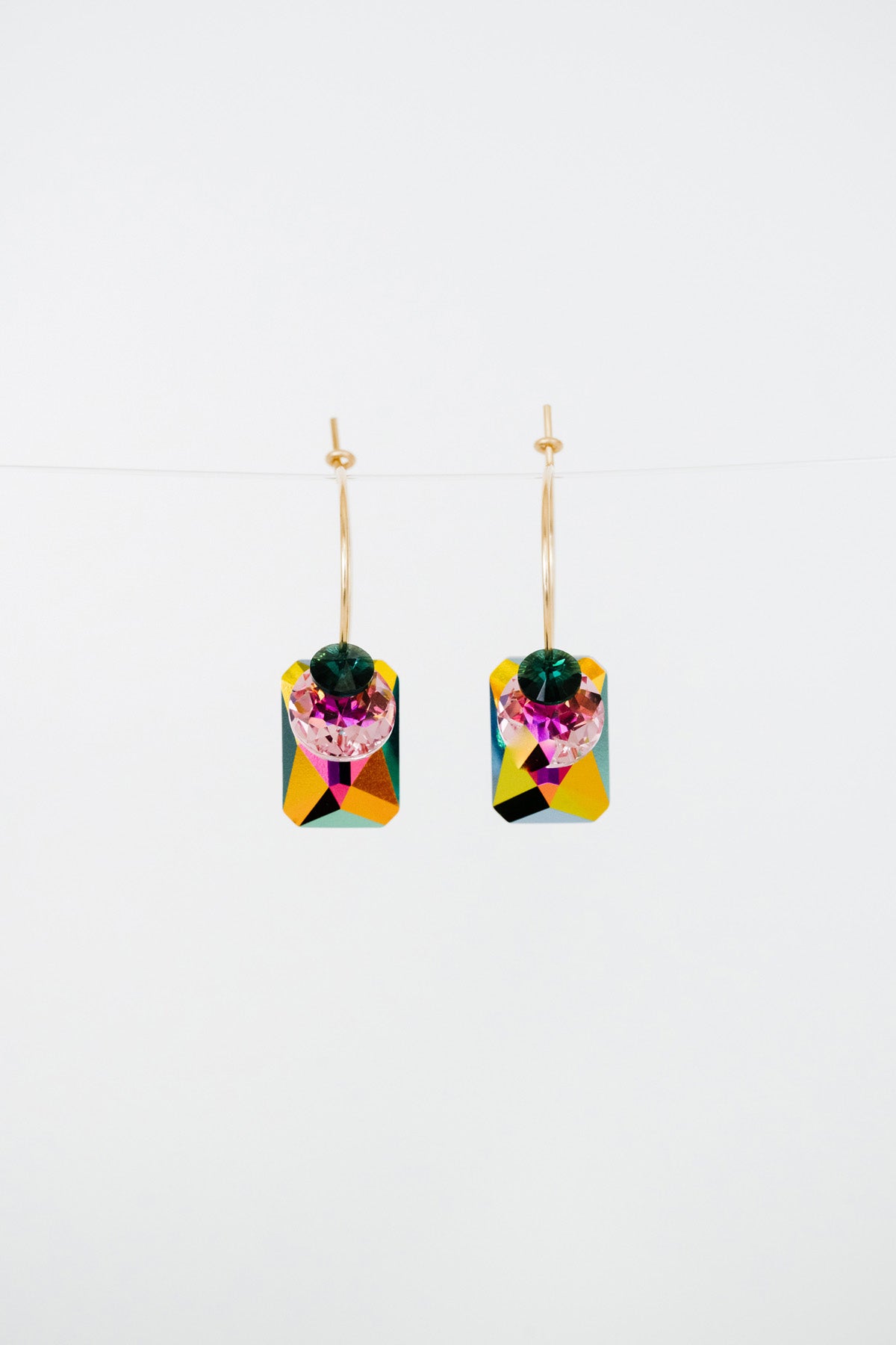 Garden Collection Sweet Pea Earrings No20 by Abacus Row Handmade Jewelry