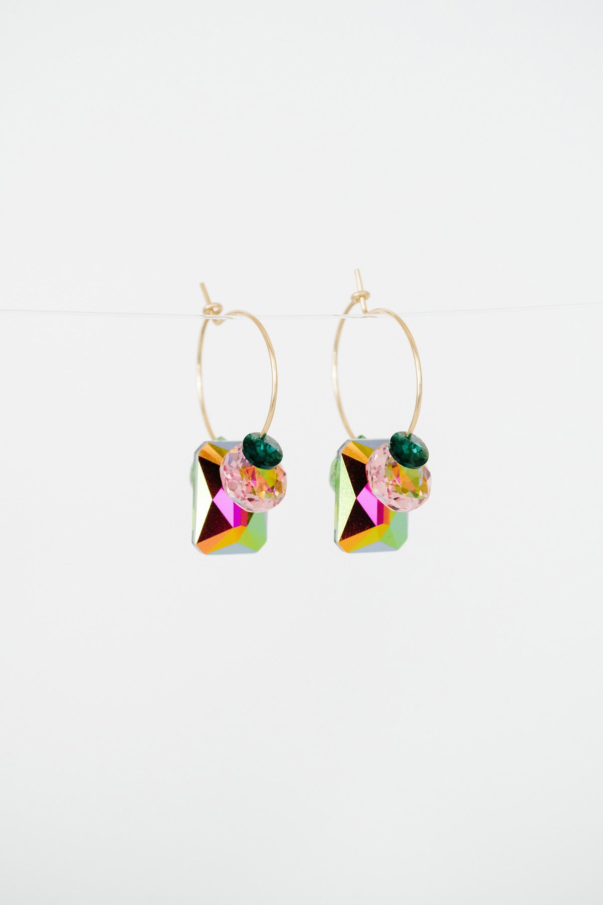 Garden Collection Sweet Pea Earrings No20 by Abacus Row Handmade Jewelry