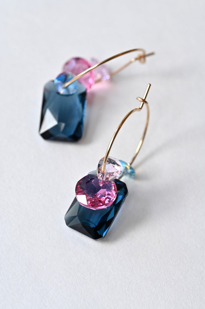 Sweet Pea Earrings No21 in the Garden Collection at Abacus Row Jewelry