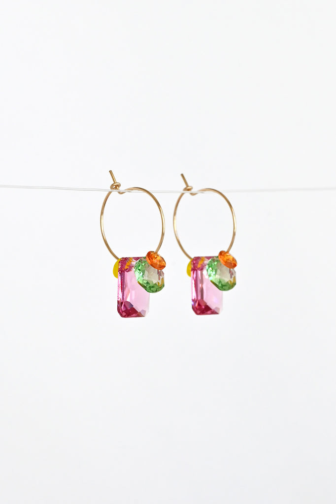 Sweet Pea Earrings No22 in the Garden Collection at Abacus Row Jewelry