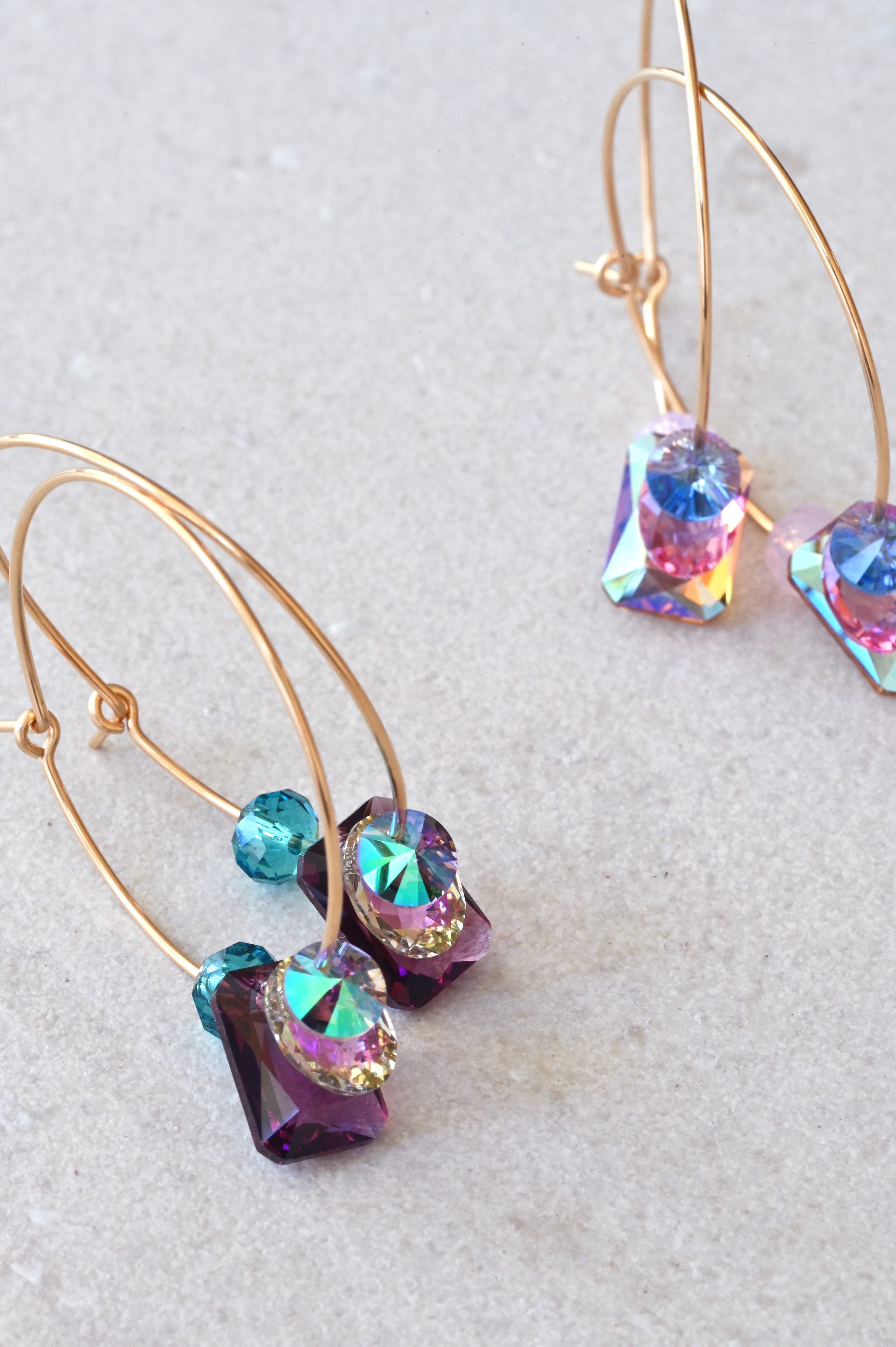Wild Sweet Pea Earrings - No.2