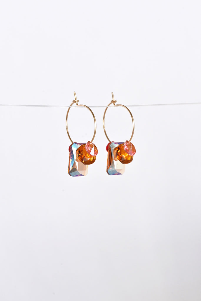 Limited Edition Wood Lai See Earrings at Abacus Row Handmade Jewelry