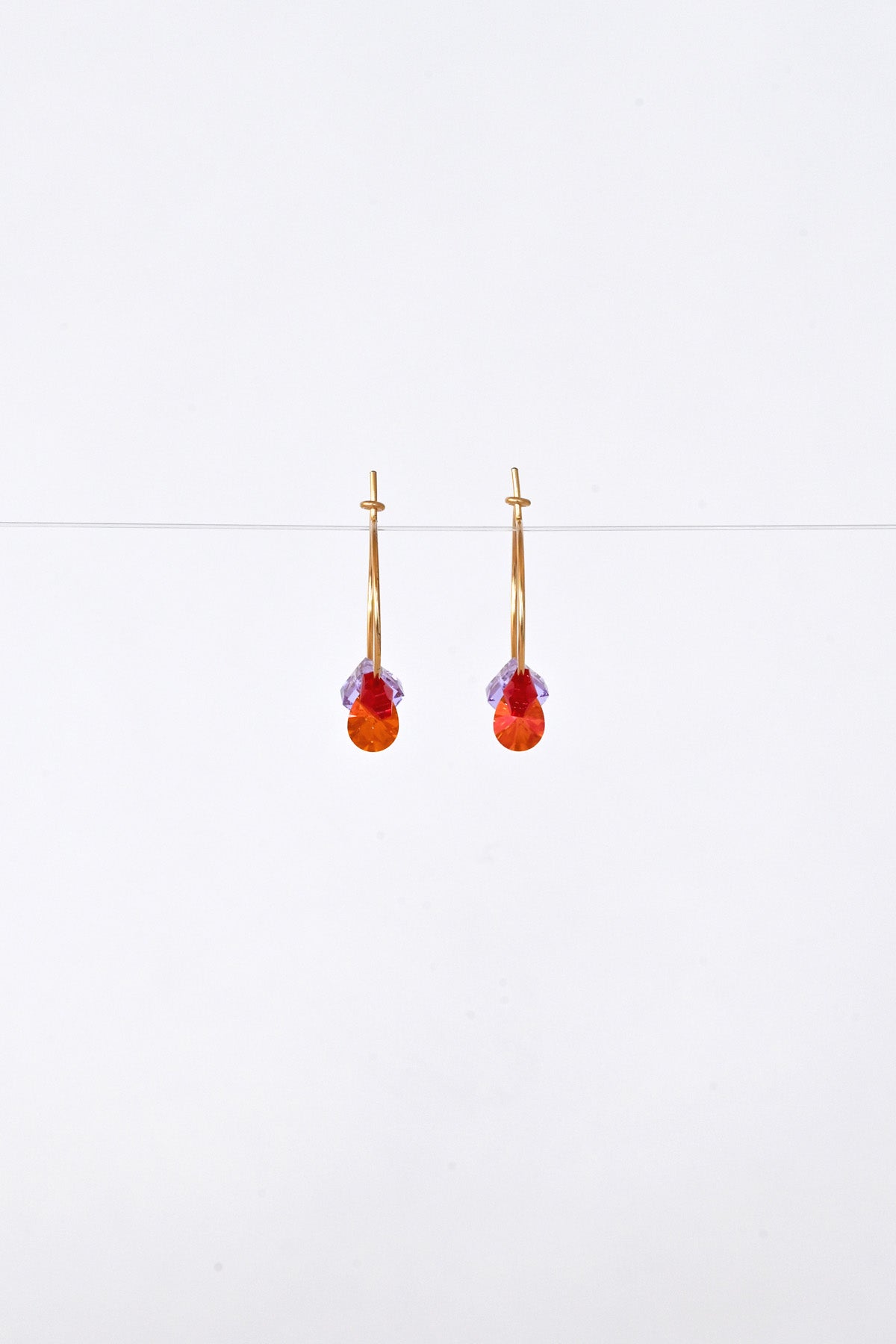 Year of the Horse Fortune Earrings by Abacus Row Handmade Jewelry