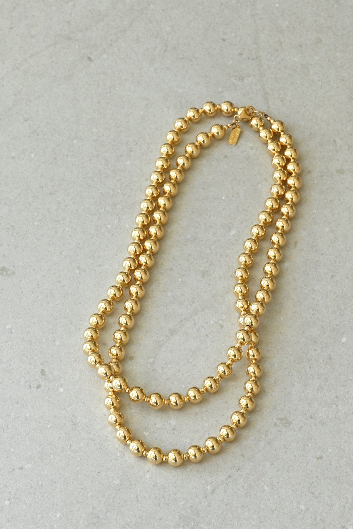 Relaxed Wrapped Long Moon Sun Necklace by Abacus Row Handmade Jewelry