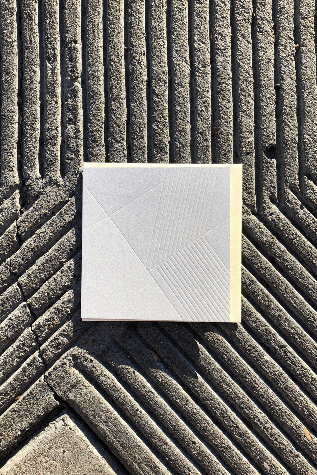Sunset Sidewalk Card Design No4 by Aesthetic Union and Juile Cloutier at Abacus Row