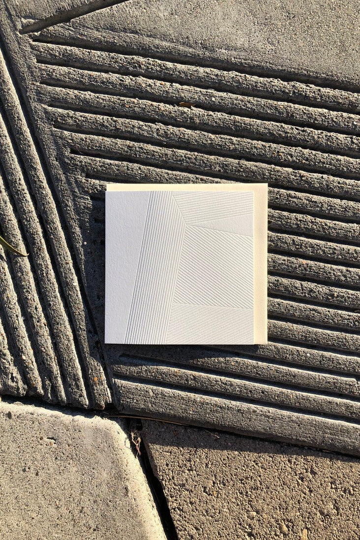 Sunset Sidewalk Card Design No2 by Aesthetic Union and Juile Cloutier at Abacus Row