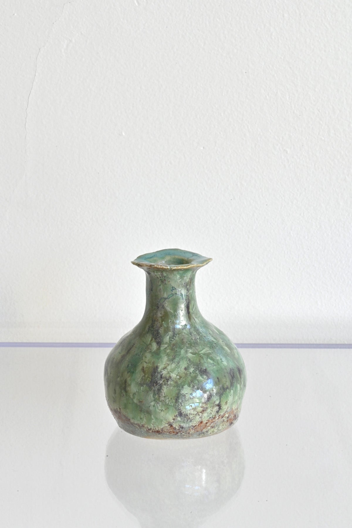 Jade Crystalline Bud Vase by Ahn Lee at Abacus Row Jewelry