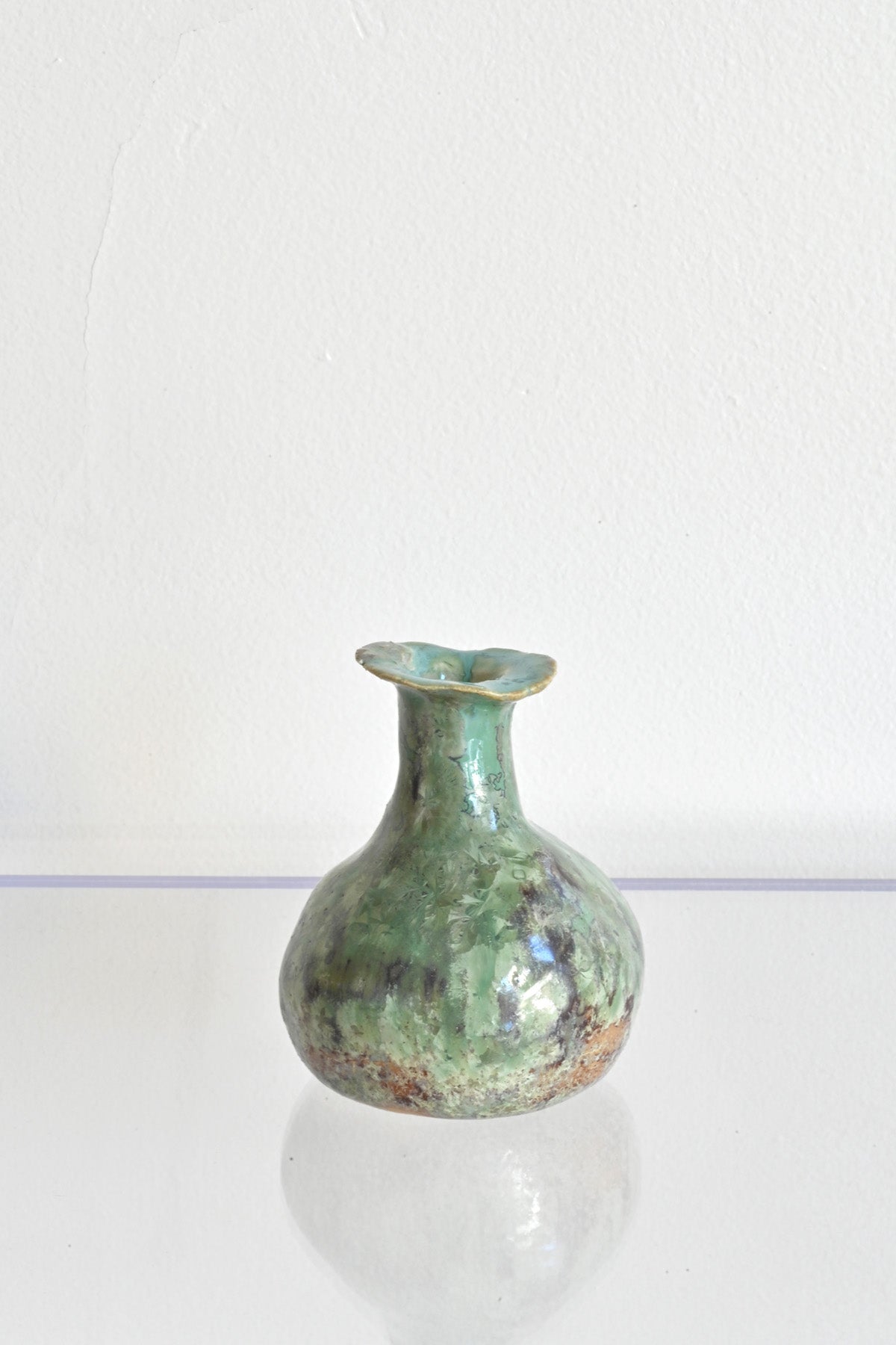 Jade Crystalline Bud Vase by Ahn Lee at Abacus Row Jewelry