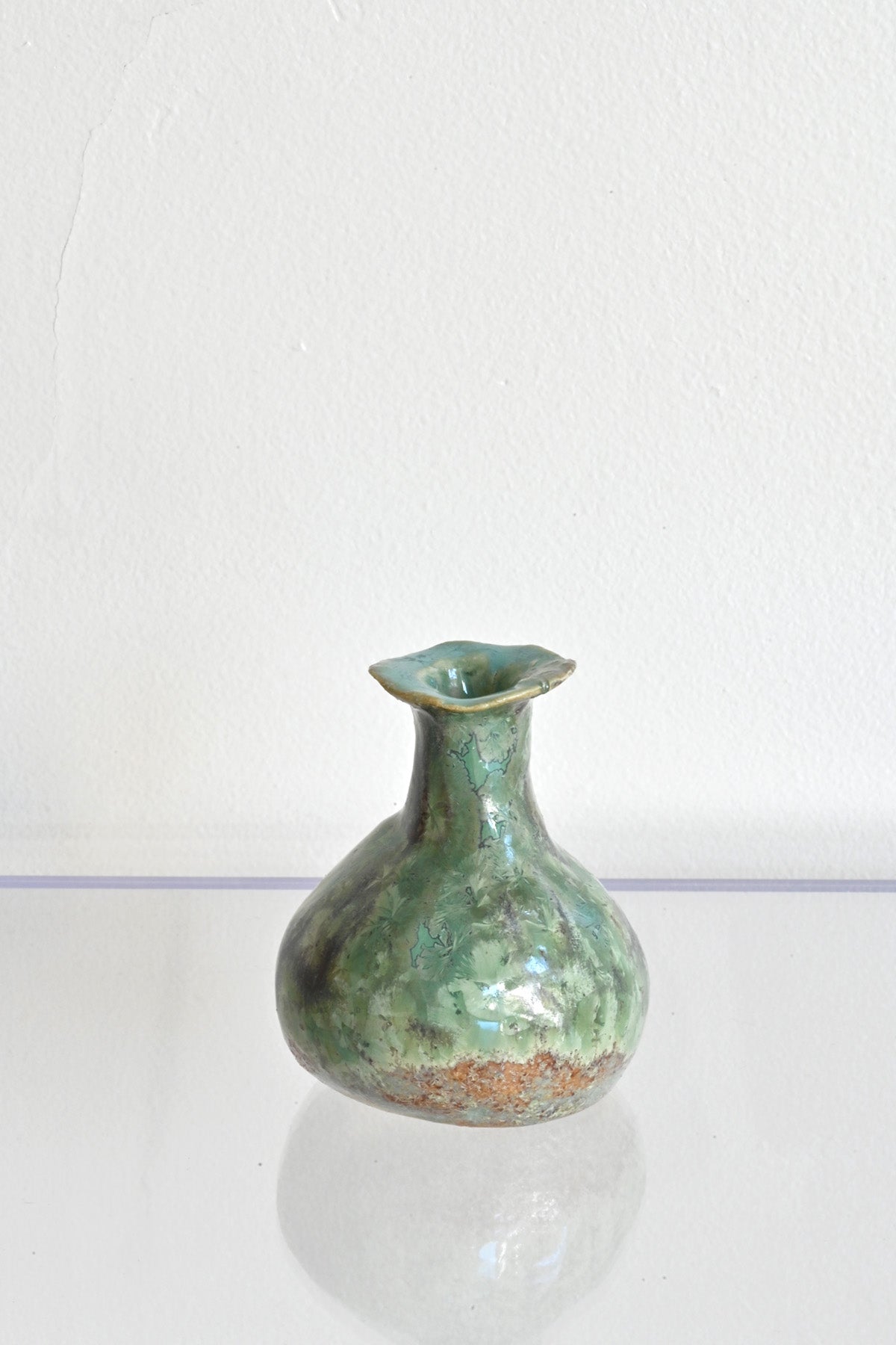 Jade Crystalline Bud Vase by Ahn Lee at Abacus Row Jewelry