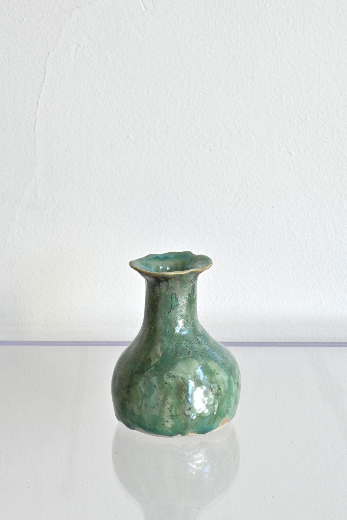 Jade Crystalline Bud Vase by Ahn Lee at Abacus Row Jewelry