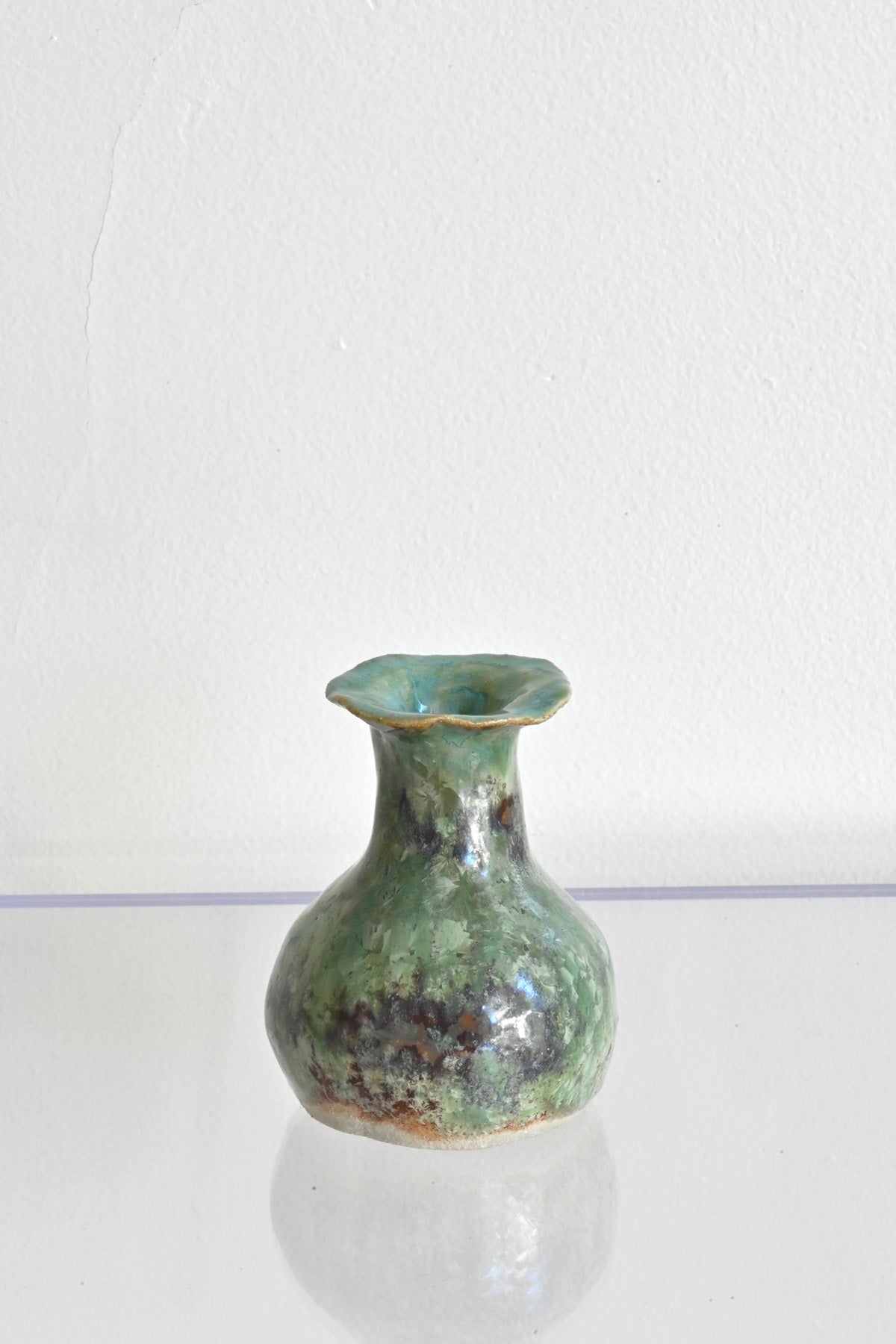 Jade Crystalline Bud Vase by Ahn Lee at Abacus Row Jewelry