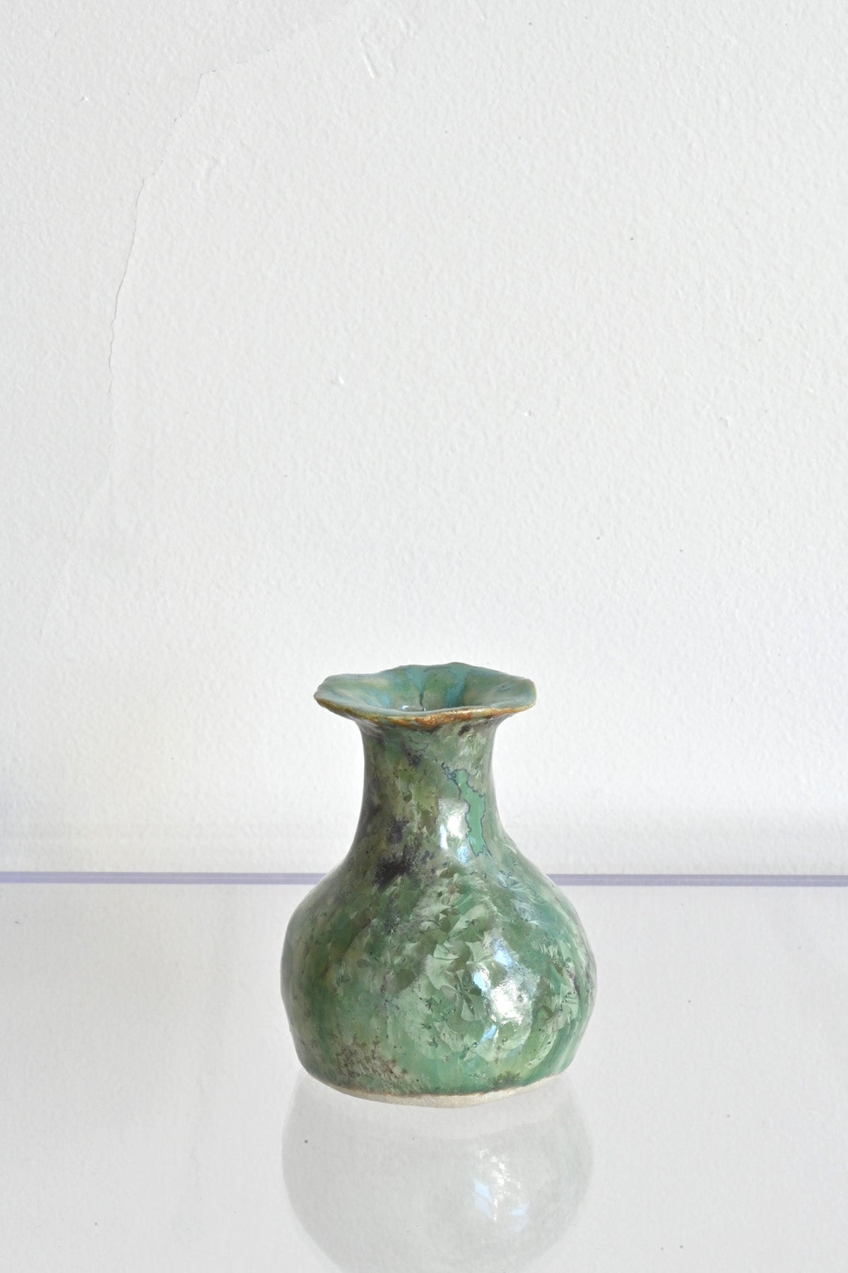 Jade Crystalline Bud Vase by Ahn Lee at Abacus Row Jewelry