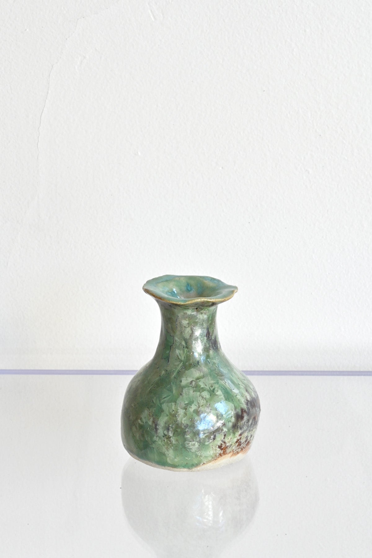 Jade Crystalline Bud Vase by Ahn Lee at Abacus Row Jewelry