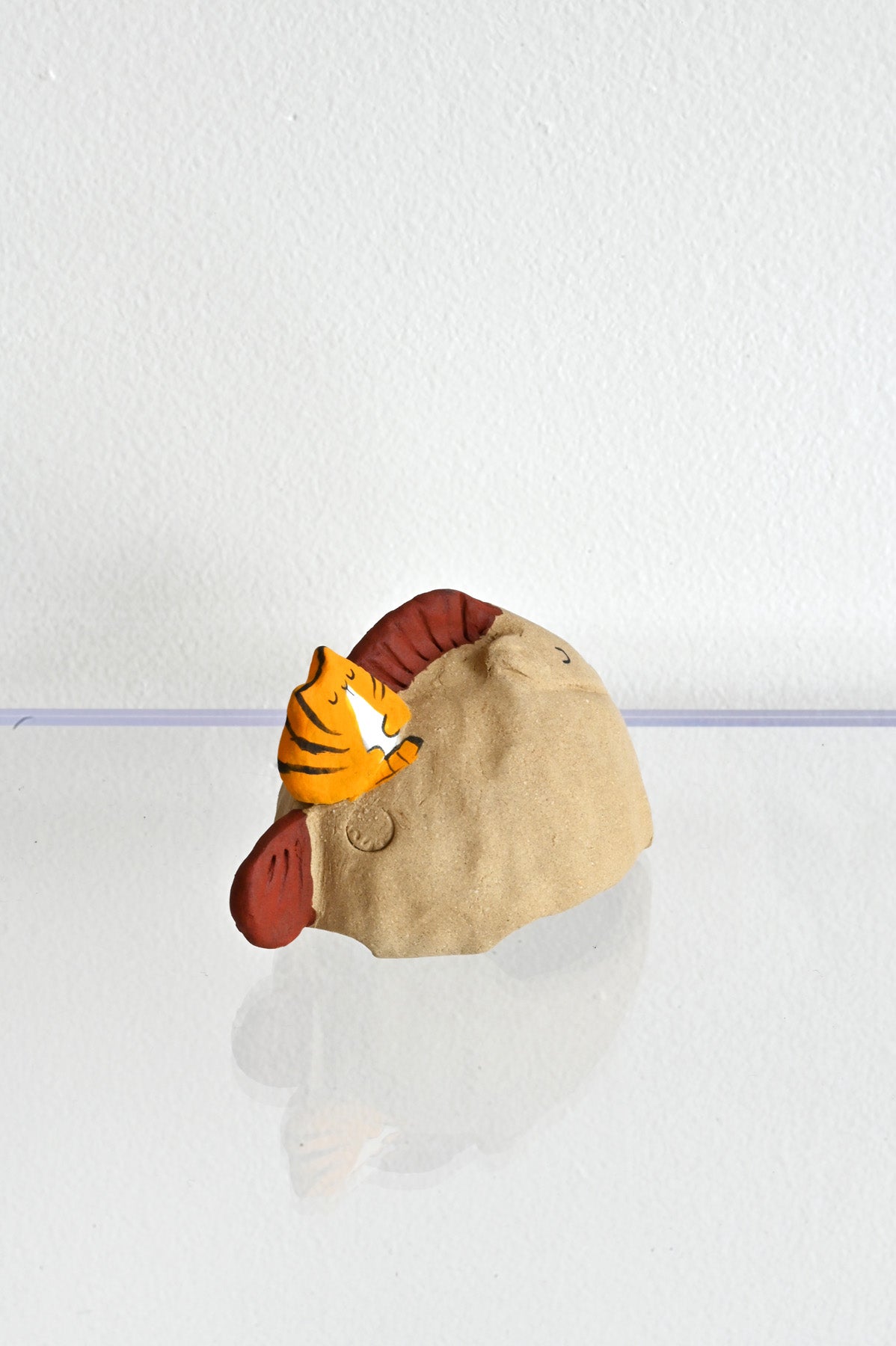 Horse Sculpture with Cat by Alyson Iwamoto at Abacus Row Handmade Jewelry