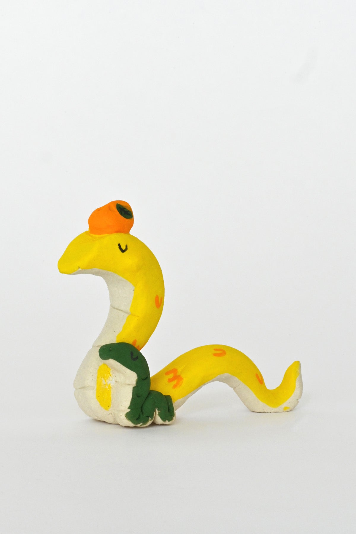 Snake with Mandarin & Baby by Alyson Iwamoto at Abacus Row Handmade Jewelry