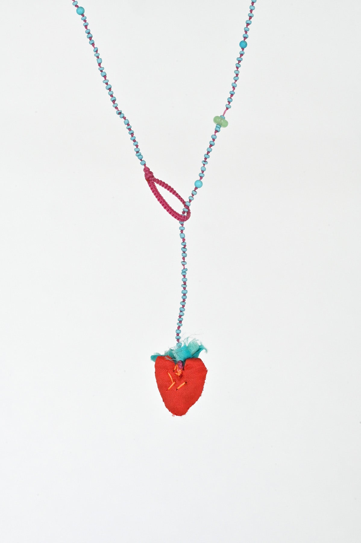 One of a kind Venetian Heart Necklace by Antomoon at Abacus Row Handmade Jewelry